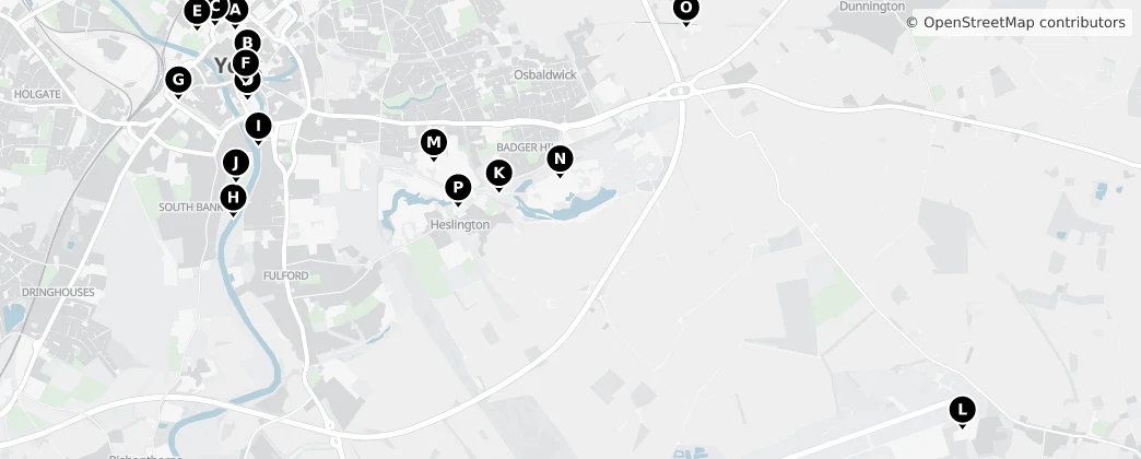Map of York
