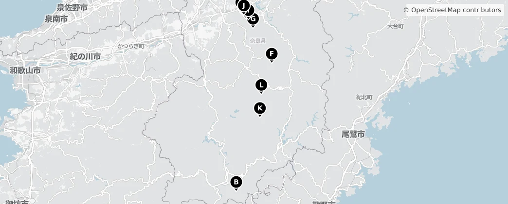 Map of District de Yoshino