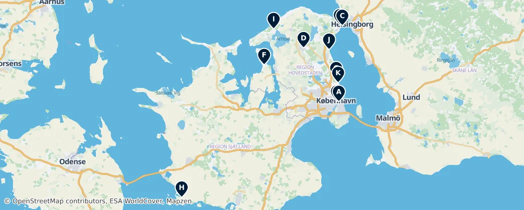 Map of Seeland
