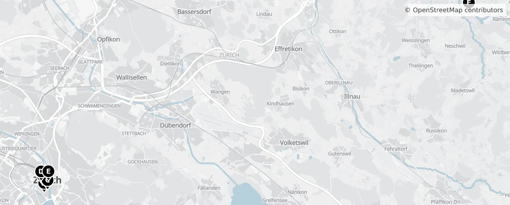 Map of Zurich