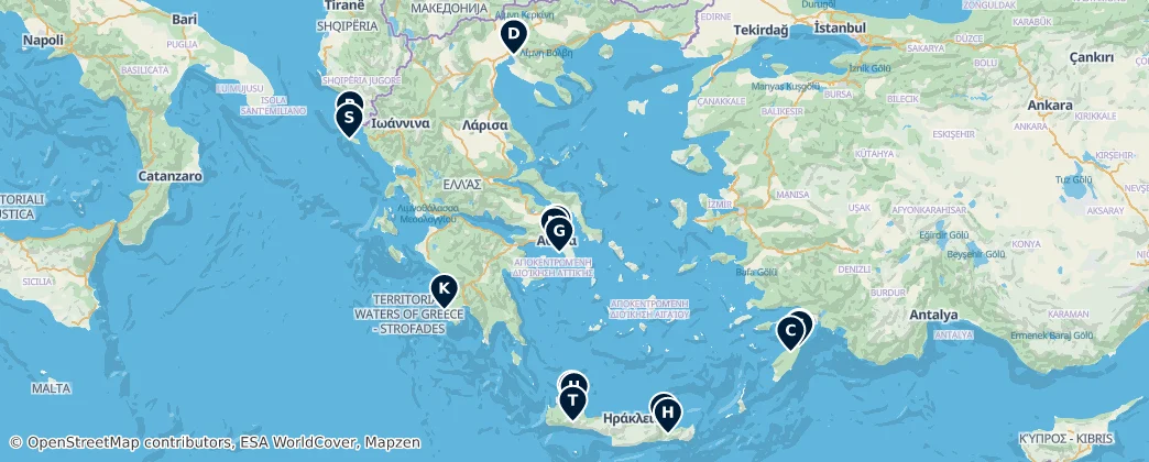 Map of Greece