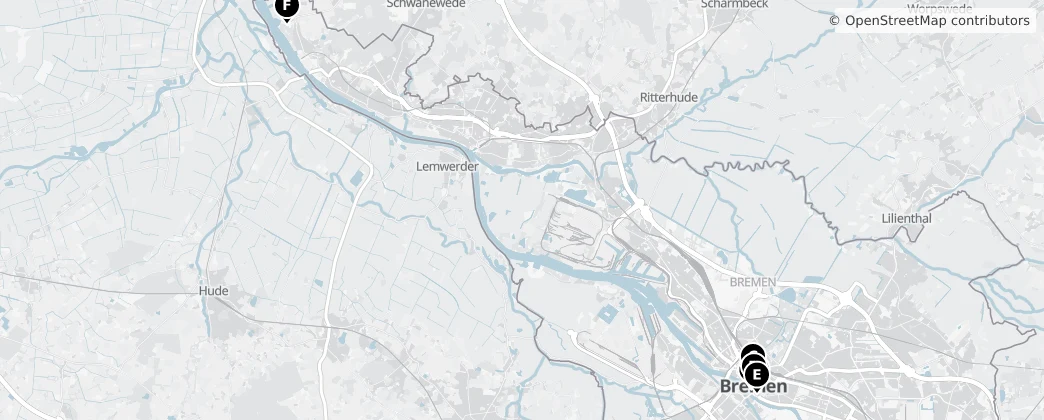 Map of Bremen