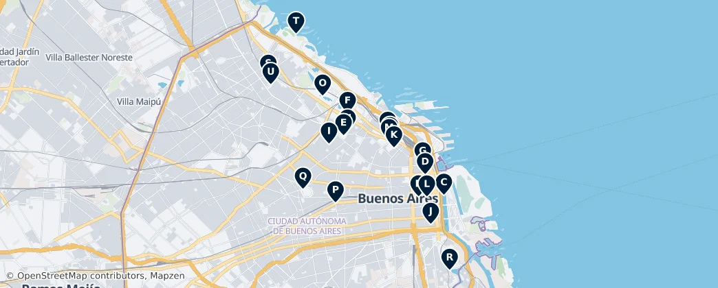 Map of Buenos Aires