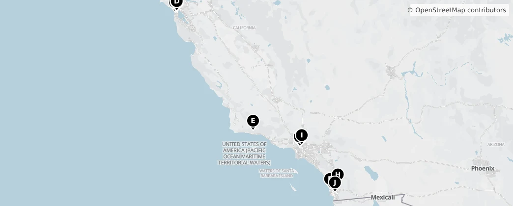 Map of California