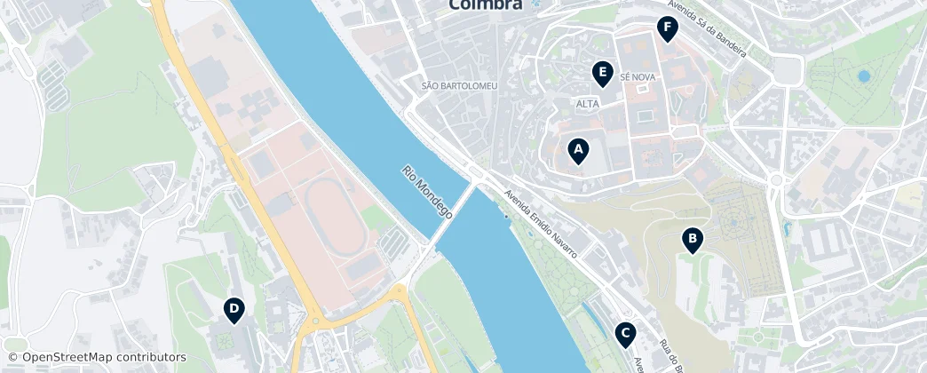 Map of Coimbra
