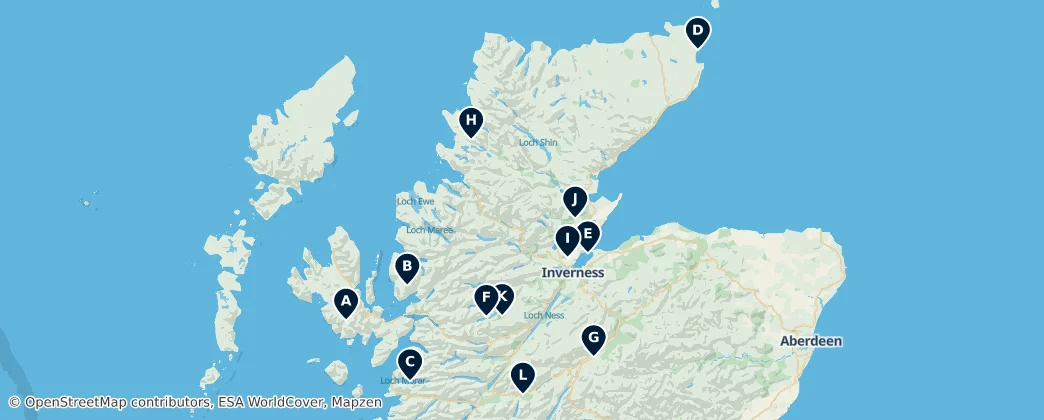 Map of Highland