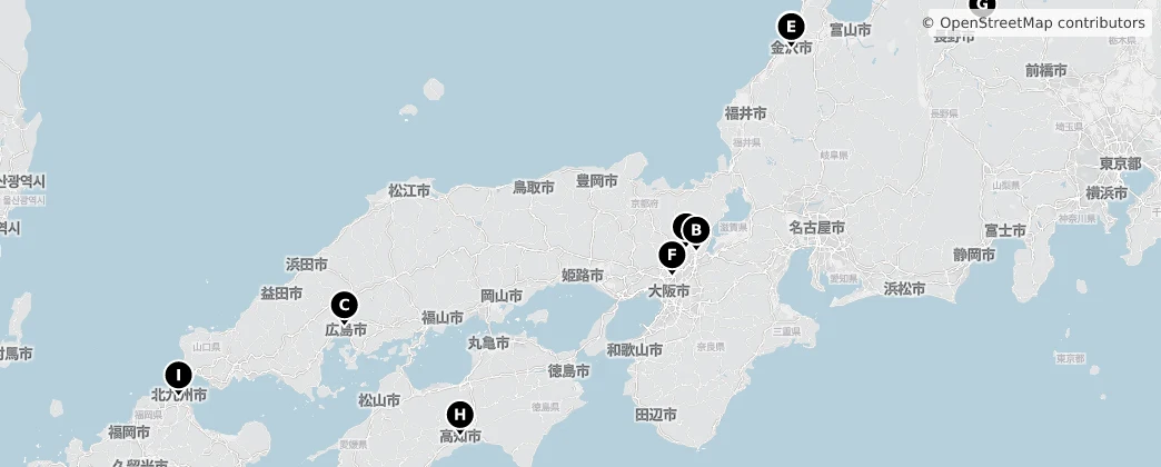 Map of Japan