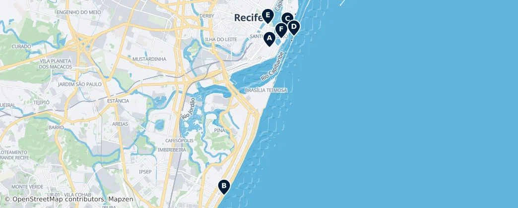 Map of Recife