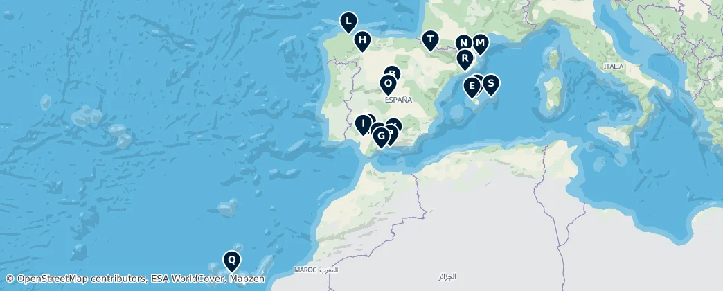 Map of Spain