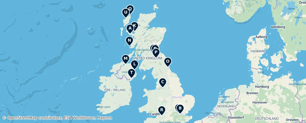 Map of United Kingdom