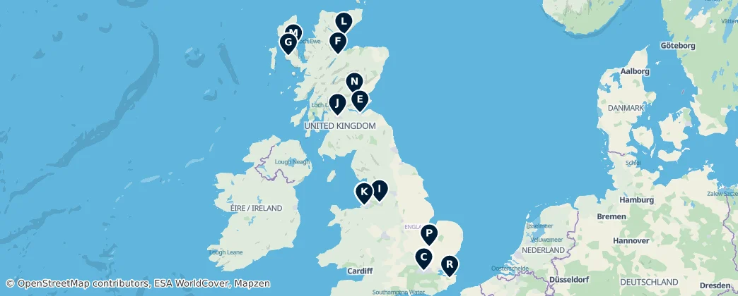 Map of United Kingdom
