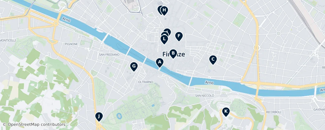 Map of Florence