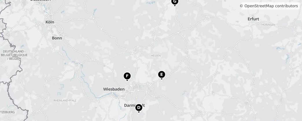 Map of Hesse