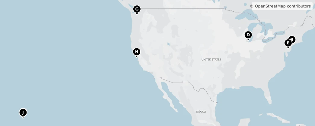 Map of Amerikai Egyesült Államok