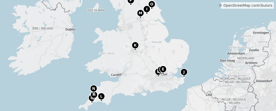 Map of England
