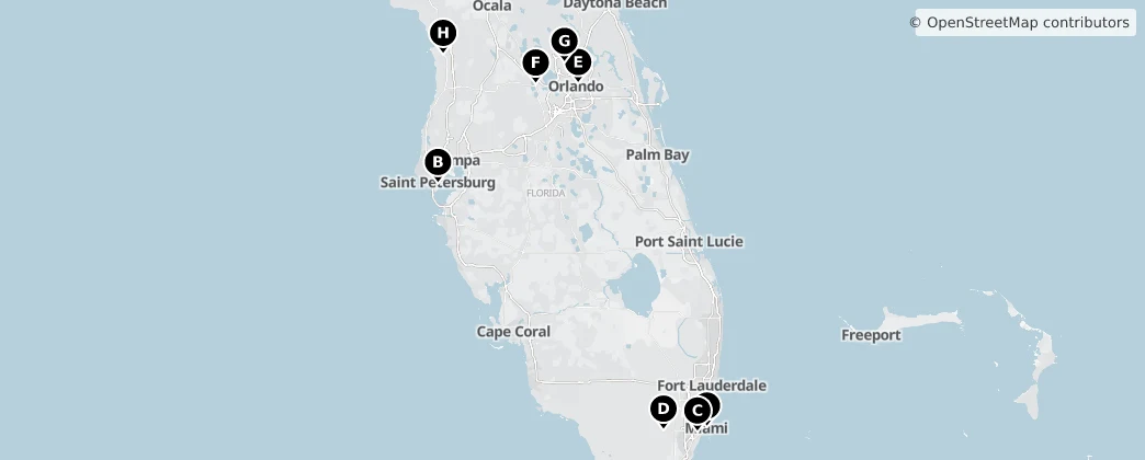 Map of Florida