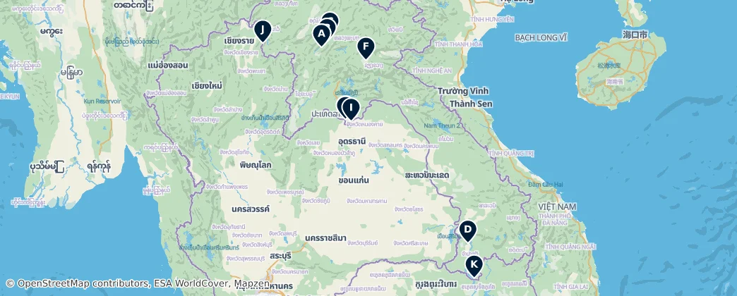 Map of Laosz