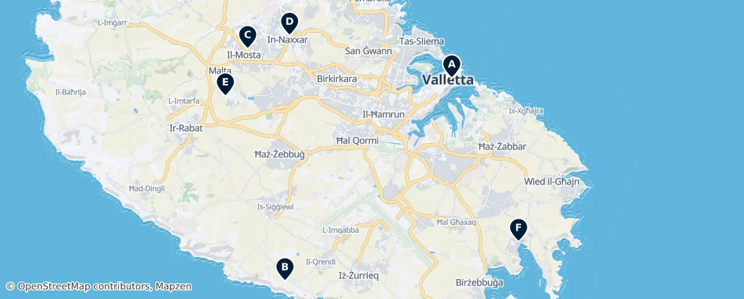 Map of Southern Region