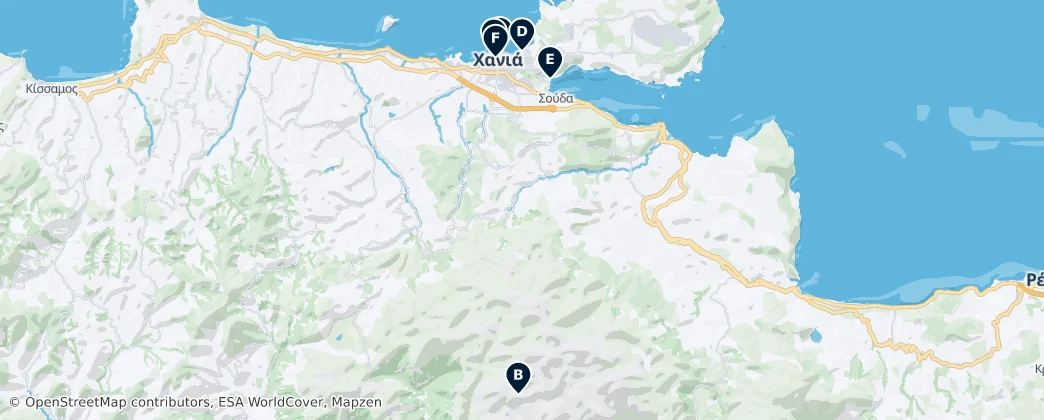 Map of Periphereiake Enoteta Chanion