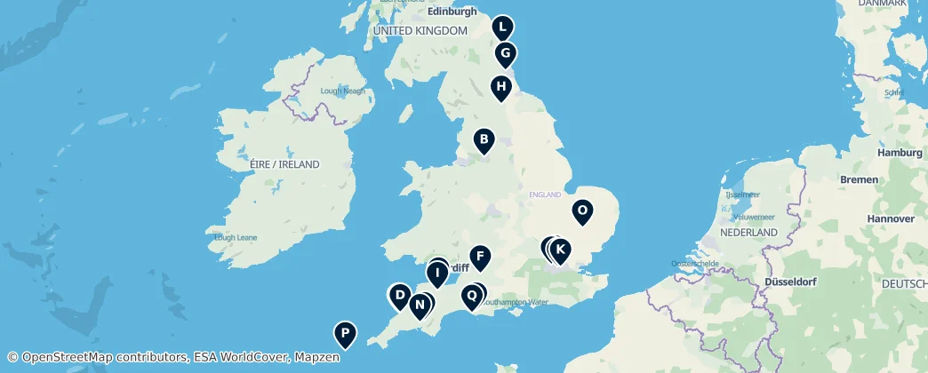 Map of England