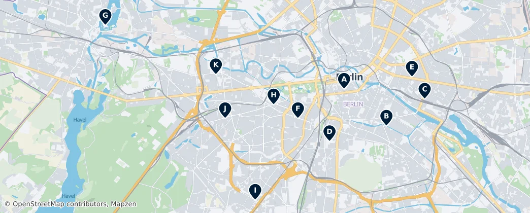 Map of Berlin