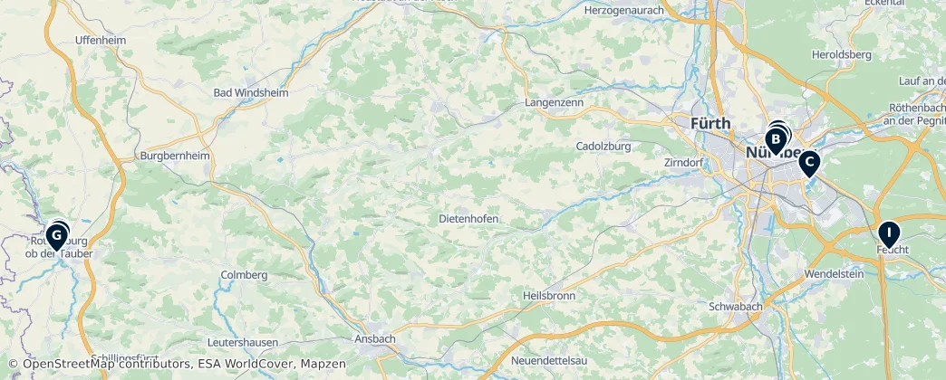 Map of Közép-Frankföld