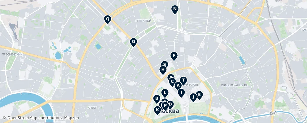 Map of Tverskoy