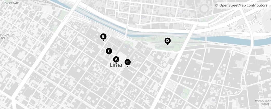Map of Historic Centre