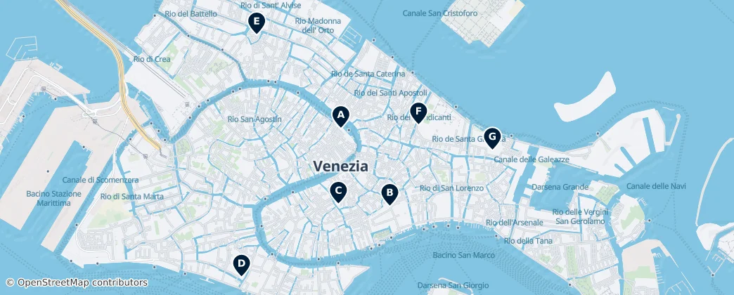 Map of Venezia
