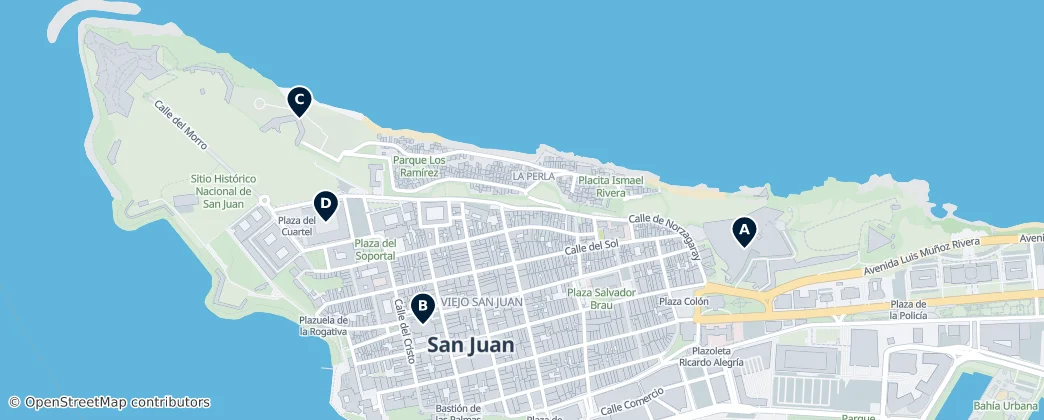 Map of Isleta de San Juan