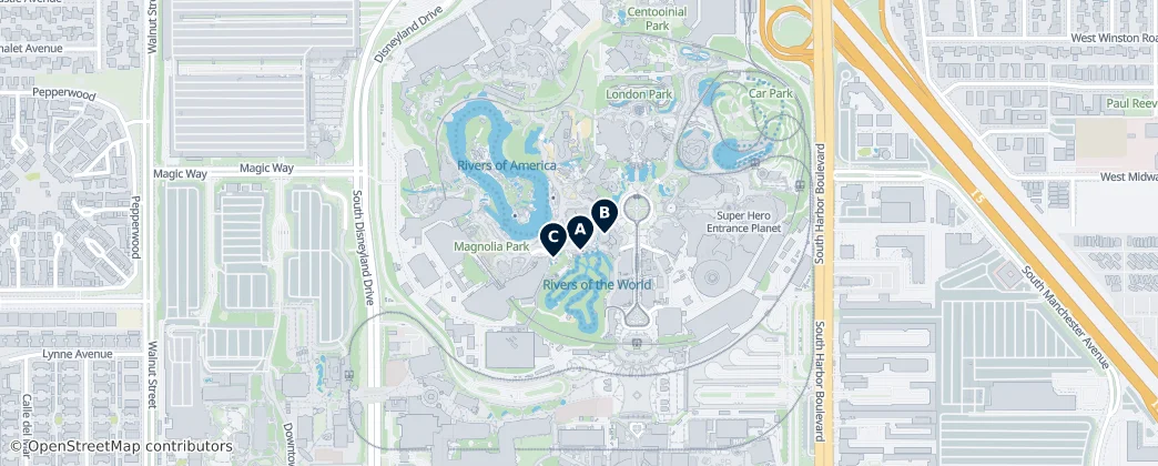 Map of Adventureland