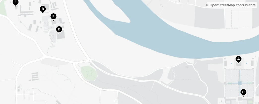 Map of Agra