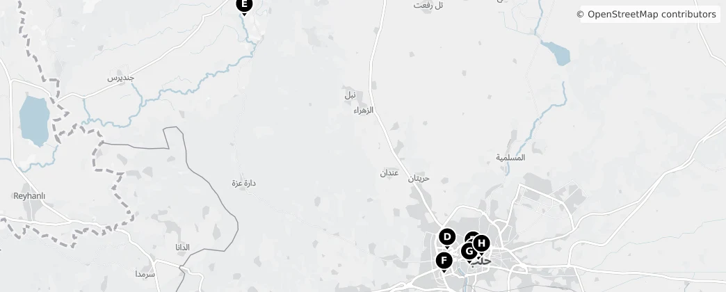 Map of Aleppo