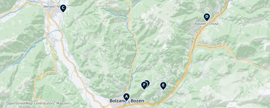 Map of Alpi Sarentine