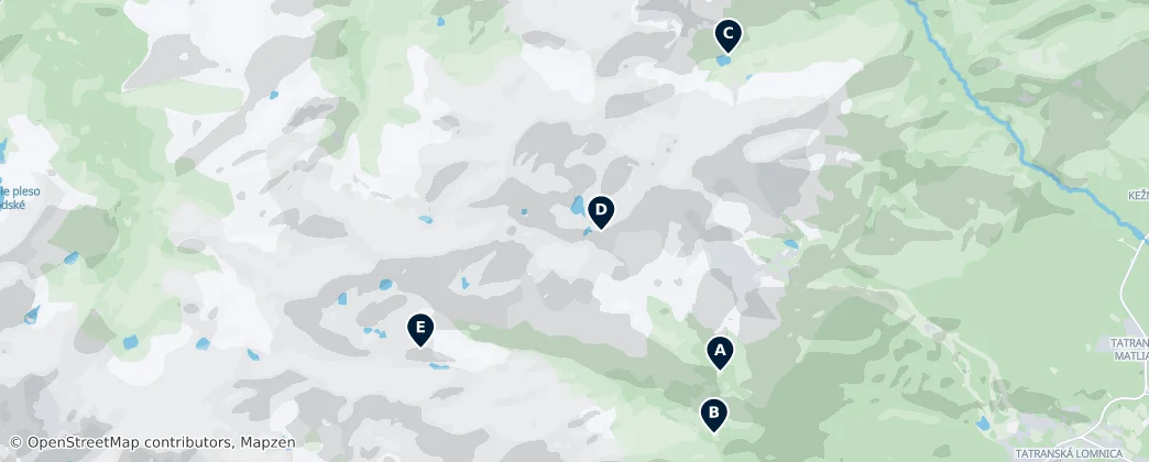 Map of Alti Tatra