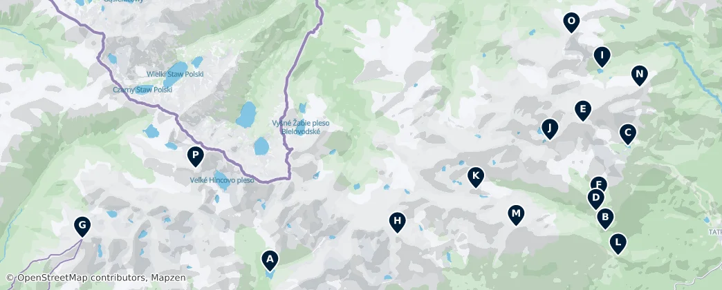Map of Alti Tatra