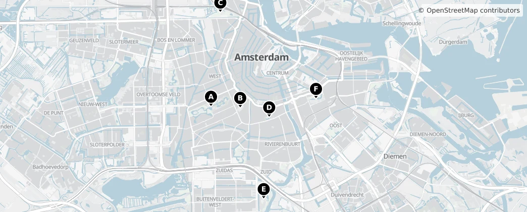 Map of Amsterdam