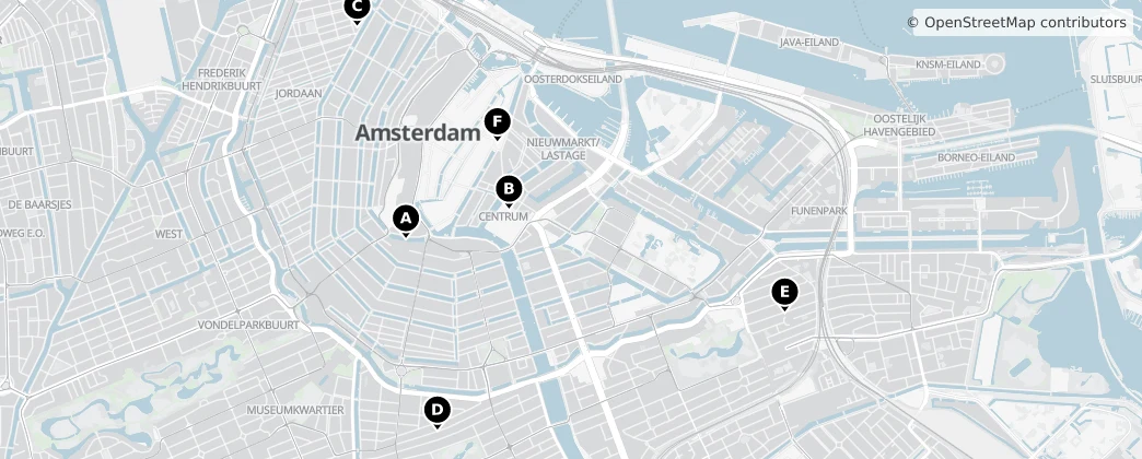 Map of Amsterdam