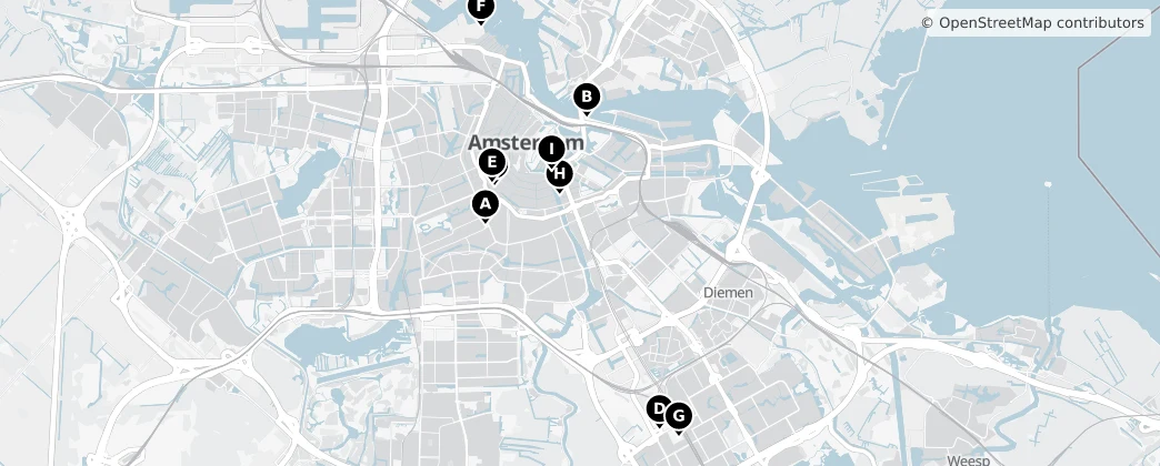 Map of Amsterdam