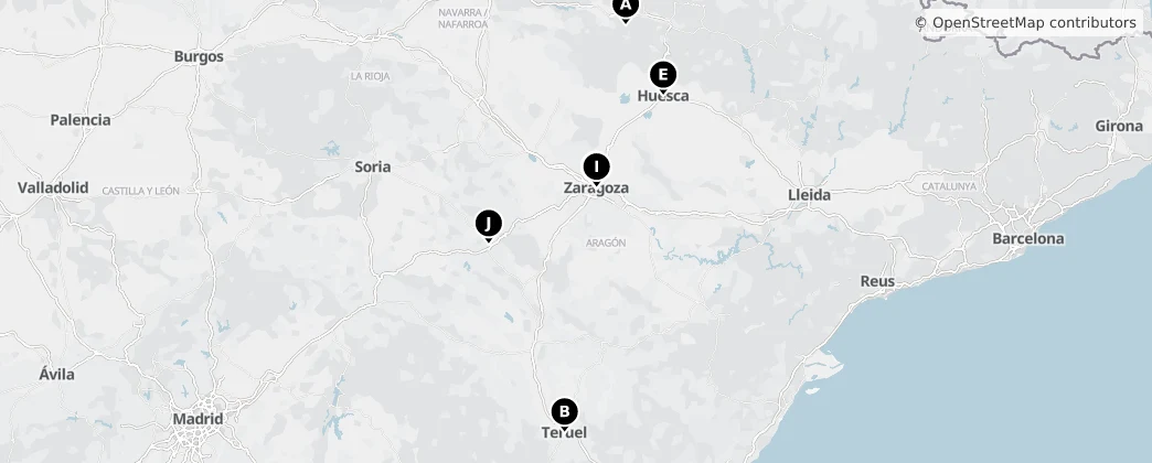 Map of Aragona