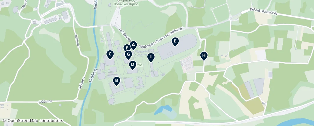Map of Archea Olympia