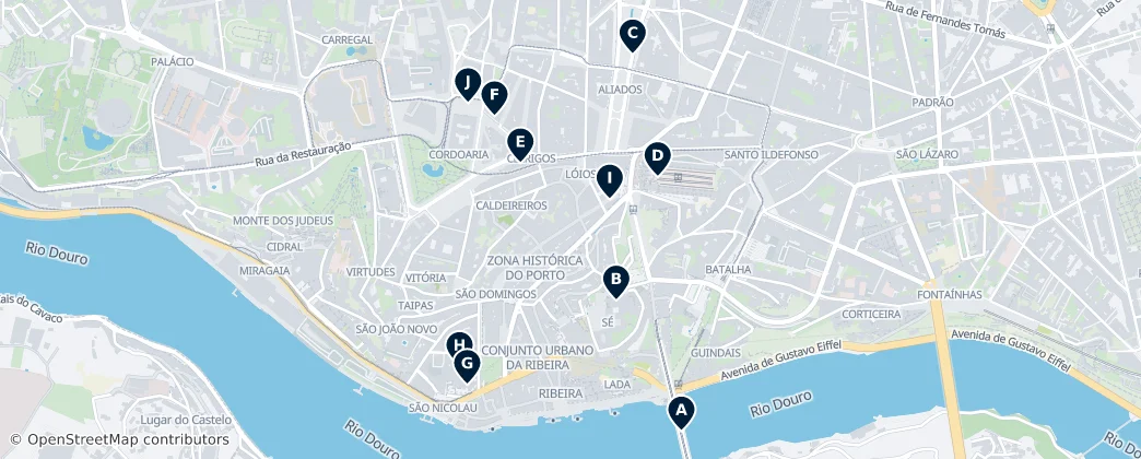 Map of Metropolitan Area of Porto