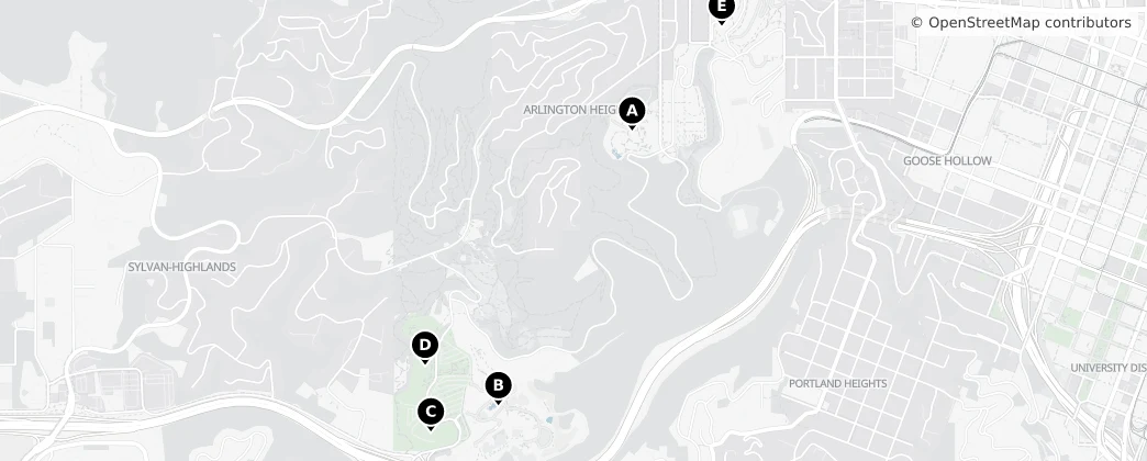 Map of Arlington Heights