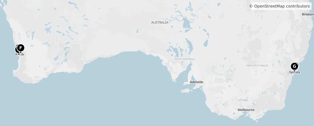Map of Australia