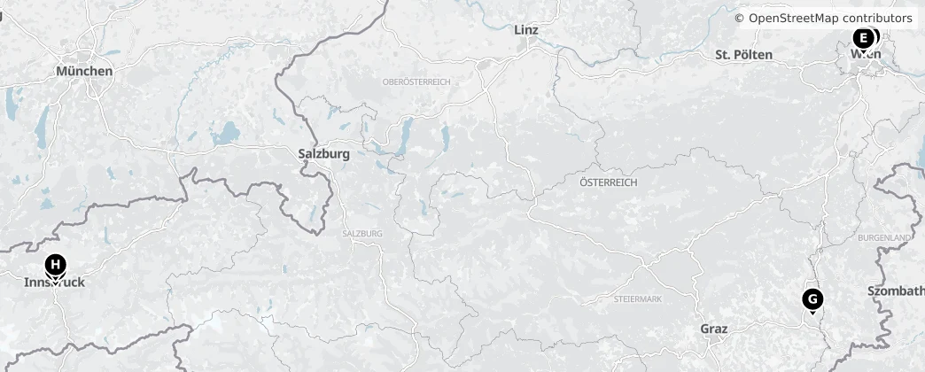 Map of Austria