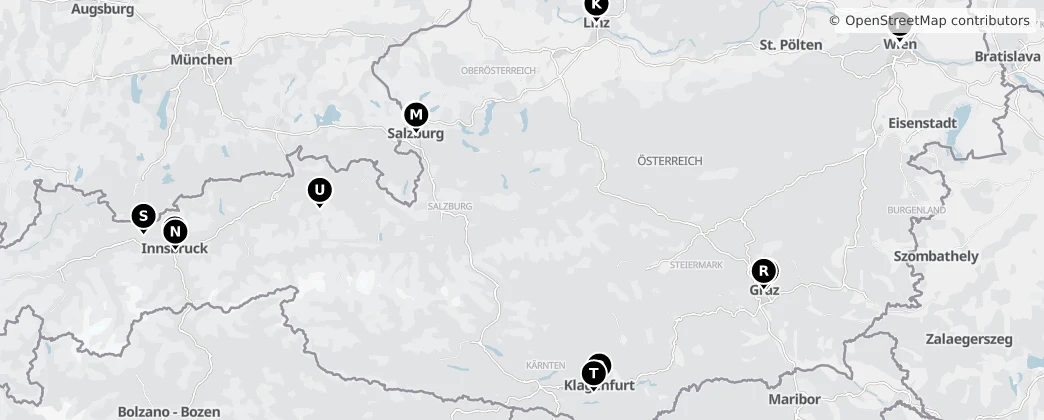 Map of Austria