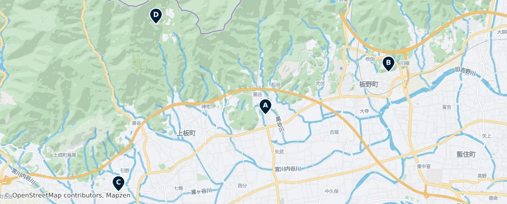 Map of Distretto di Itano