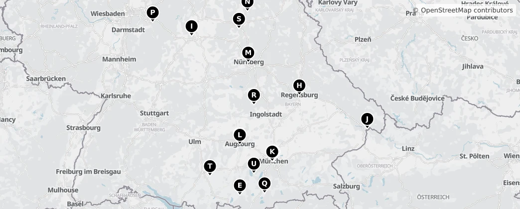 Map of Baviera