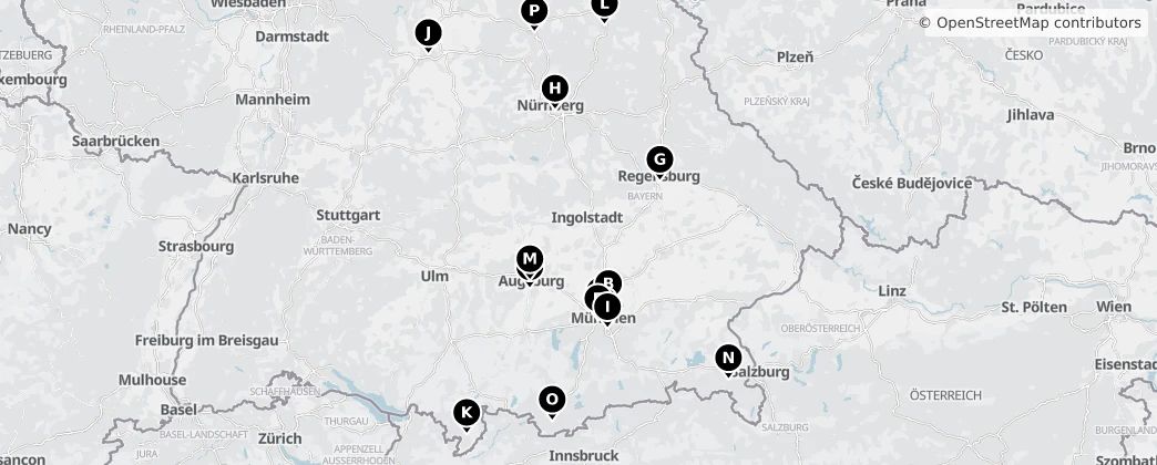 Map of Baviera