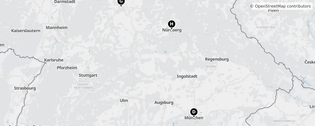 Map of Baviera